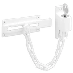 Prime-line 9872 Steel, White, Keyed Chain Door Guard (single Pack). Fixed Price $23.88.
