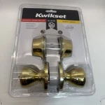 Kwikset Tylo Keyed Entry Double Cylinder Deadbolt Combo Polished Brass 96950-163. Fixed Price $19.99.