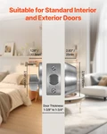 Lock, Round Single Cylinder Bolt, Keyed 1 Side, Satin Nickel. Fixed Price $24.12.