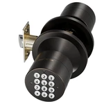 Signstek Keyless Entry Lock,door Knob With Oil Rubbed Bronze. Fixed Price $58.99.