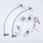 2-PACK Child Window Security Lock Restrictor Safety With Key & Cable. Fixed Price $19.10.
