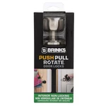 Brinks Push Pull Rotate Door Interior Non-locking Knob Satin Nickel Durable. Fixed Price $22.50.