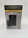 Defiant Slim Matte Black Electronic Touchpad Deadbolt New Sealed. Fixed Price $22.99.