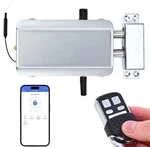Ttlock Guardian Invisible Electronic Keyless Door Silver Remote HXQ908D. Fixed Price $100.00.