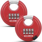 Outdoor Combination Padlock - 4 Digit Heavy Duty Disc With Hardened Shackle. Fixed Price $39.85.