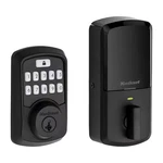 Aura Matte Black Single Cylinder Electronic Bluetooth Keypad Smart Lock Deadbolt. Fixed Price $113.11.