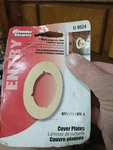 Defender Security Polished Brass Cover Plate 9524 Prime-line. Fixed Price $12.00.