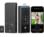 Anweller MD2 Smart Deadbolt Lock With Doorbell Camera Fingerprint Entry App. Fixed Price $72.00.