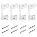 4 Pcs Adjustable Strike Plate For Exterior Doors Home Rental Security Deadbolt. Fixed Price $16.55.