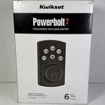 Kwikset Powerbolt 2 Touchpad Keyless Entry Venetian Bronze 99070-103 Open Box. Fixed Price $44.99.