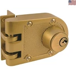 Prime-line 9972 Double Cylinder Jimmy-resistant Deadlock Elegant Brass. Fixed Price $39.19.