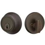 New Box Emtek 8450 Sgl. Cyl. Flat Black Decorative Single Cylinder Deadbolt. Fixed Price $54.00.