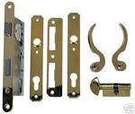New Atrium Door Mortise Lock In Box Chrome Brass With 2 Keys. Fixed Price $194.99.