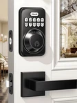 Keyless Entry Door Lock With 2 Lever Handles, Zowill Electronic Keypad Deadbo.... Fixed Price $54.00.