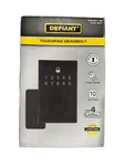 Defiant Touchpad Deadbolt Lock 32GC8X9D01AHP Matt Black New. Fixed Price $25.99.
