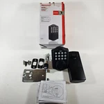 Honeywell Digital Deadbolt Keypad Lock Matte Black 8712509 For Parts Only. Fixed Price $24.95.