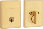 Kwikset 258RCT-S San Clemente Rectangular Single Cylinder Keyed Brass. Fixed Price $63.03.