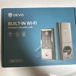 Devo G6 Wi-fi Smart Door Lock, Fingerprint, Keypad, Voice, Silver Matte. Fixed Price $59.99.