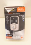 Defiant Square Compact Satin Nickel Electronic Deadbolt Wi-fi Enabled W/hubspace. Fixed Price $29.95.
