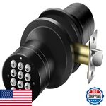 Buoan Door Knob Keypad Keyless Entry Black Electronic Code Locks. Fixed Price $63.46.