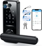 Geonfino Smart Door Lock 6-IN-1 Deadbolt With Keypad,fingerprint Black. Fixed Price $118.28.