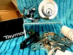 Nos Taymor Single Cylinder Adjustable Chrome Keyed Deadbolt Latch Needs Screws. Fixed Price $21.95.
