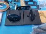 Kwikset Halifax Single Cylinder Deadbolt Smartkey With 6AL Latch Venetian Bronze. Fixed Price $23.93.