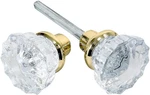 Stuff Tools Mortise Lock Crystal Glass Door Knob Replacement Set, Brass Fin. Fixed Price $62.99.