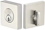 Satin Nickel Modern Solid Brass Deadbolt, Single Cylinder, Model 8469. Fixed Price $164.99.