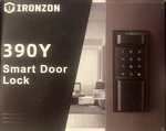 Ironzon 390Y Smart Door Lock Fingerprint Deadbolt Black New. Fixed Price $59.99.