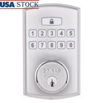 Electronic Deadbolt Keyless Entry Anti-pry Shield 50 User Codes High Security. Fixed Price $104.00.