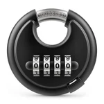 Puroma Combination Lock, 4 Digit Padlock With Hardened Steel Medium, Black. Fixed Price $18.98.