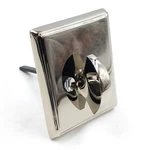 Emtek Brass 8568US14 Polished Nickel Rectangular Style Single-sided Deadbolt. Fixed Price $28.17.
