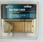 1 Ultra Hardware 43300 Brass Rim Single Cylinder Deadbolt Night Latch Slam Lock. Fixed Price $25.99.