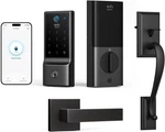 Eufy Smart Lock C220 With Door Lever Wi-fi Fingerprint Keyless Entry. Fixed Price $170.00.