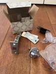 Baldwin Mortise Door Bolt Kit Thumb Turnpiece, Satin Chrome, Usa Made,nos. Fixed Price $39.99.