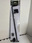 Adjustable Throw Cane Bolt- Black National Hardware 1/2 X18 Security Door Lock. Fixed Price $19.99.