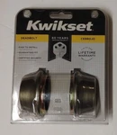 Kwikset 96650-391 Antique Brass Finish Double Cylinder Deadbolt Lock. Fixed Price $19.99.