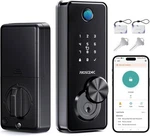 Smart Lock: Zinc Alloy, IPX5, Fingerprint, Keyless, App Control, Keypad, 2 Keys. Fixed Price $95.00.