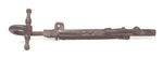 Fancy French 17TH Century Wrought Iron Deadbolt Door Lock - Vg COND.7 1/2" Long. Fixed Price $295.00.