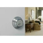 Kwikset 660 26D Smt Rcal Deadbolt, Satin Chrome With Smartkey. Fixed Price $20.70.