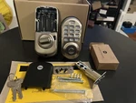 Yale Push Button Deadbolt Assure Lock YRD-216-NR-619 Satin Nickel. Fixed Price $89.99.