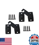 Qcaa Solid Brass Shutter Bar Door Latch 7/8X2-3/32" Matte Black 2PK Taiwan. Fixed Price $48.54.