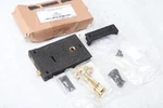 Signature Hardware Ornate Rim Lock Escutcheon Black Powder Coat Reversed B52. Fixed Price $47.49.