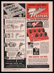 1955 Taylor Lock Company Philadelphia Rim Cylinder Night Latch Vintage Print. Fixed Price $14.21.