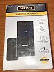 Defiant Electronic Touchpad Deadbolt Lock Entry Door Key Matte Black. Fixed Price $31.00.