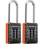 2.76 Long Shackle Combination 4-DIGIT Padlocks For Gym Locker, Cab.... Fixed Price $29.02.