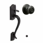 Schlage Camelot Entry Door Handle With Georgian Knob FE285. Fixed Price $39.99.