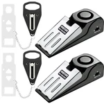 Portable Door Lock + Stop Alarm Set Travel Safety Kit For Hotel Roo. Fixed Price $48.55.