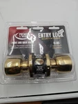 2 New Premier Entry Lock Door Knobs Single Cylinder Combo Brass EL01. Fixed Price $11.99.